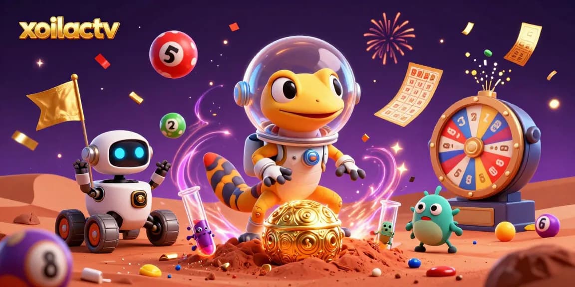 Fuel your win at xoilactv with engaging lottery action in a vibrant 3D casino scene.