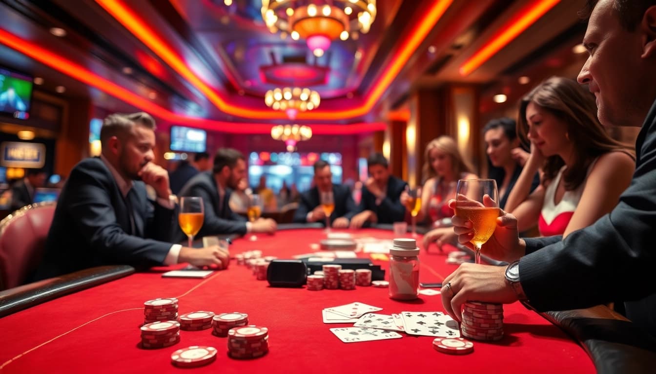 Les jeux de casino en ligne France captivants avec des joueurs passionnés et une ambiance vibrante.