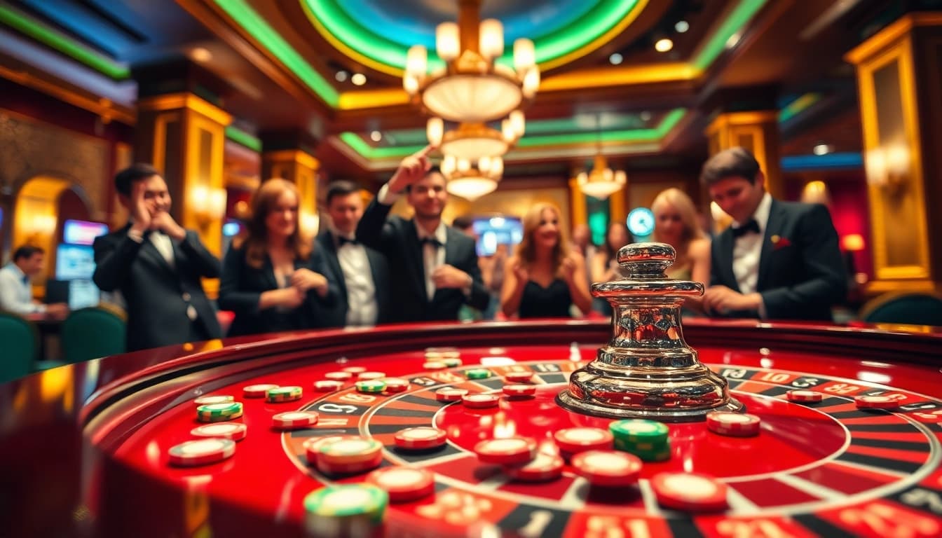 Profitez d'une expérience de casino en ligne fiable avec une table de roulette animée.