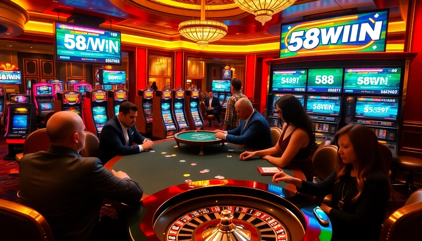 Experience the thrill of 58WIN with exciting casino games and lively interactions.