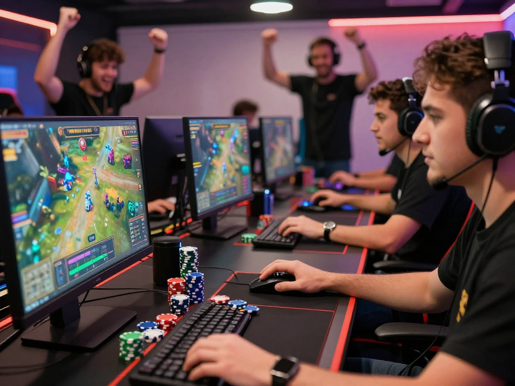 Jogadores empolgados na SPBET fazendo depósitos via PIX durante um evento ao vivo.