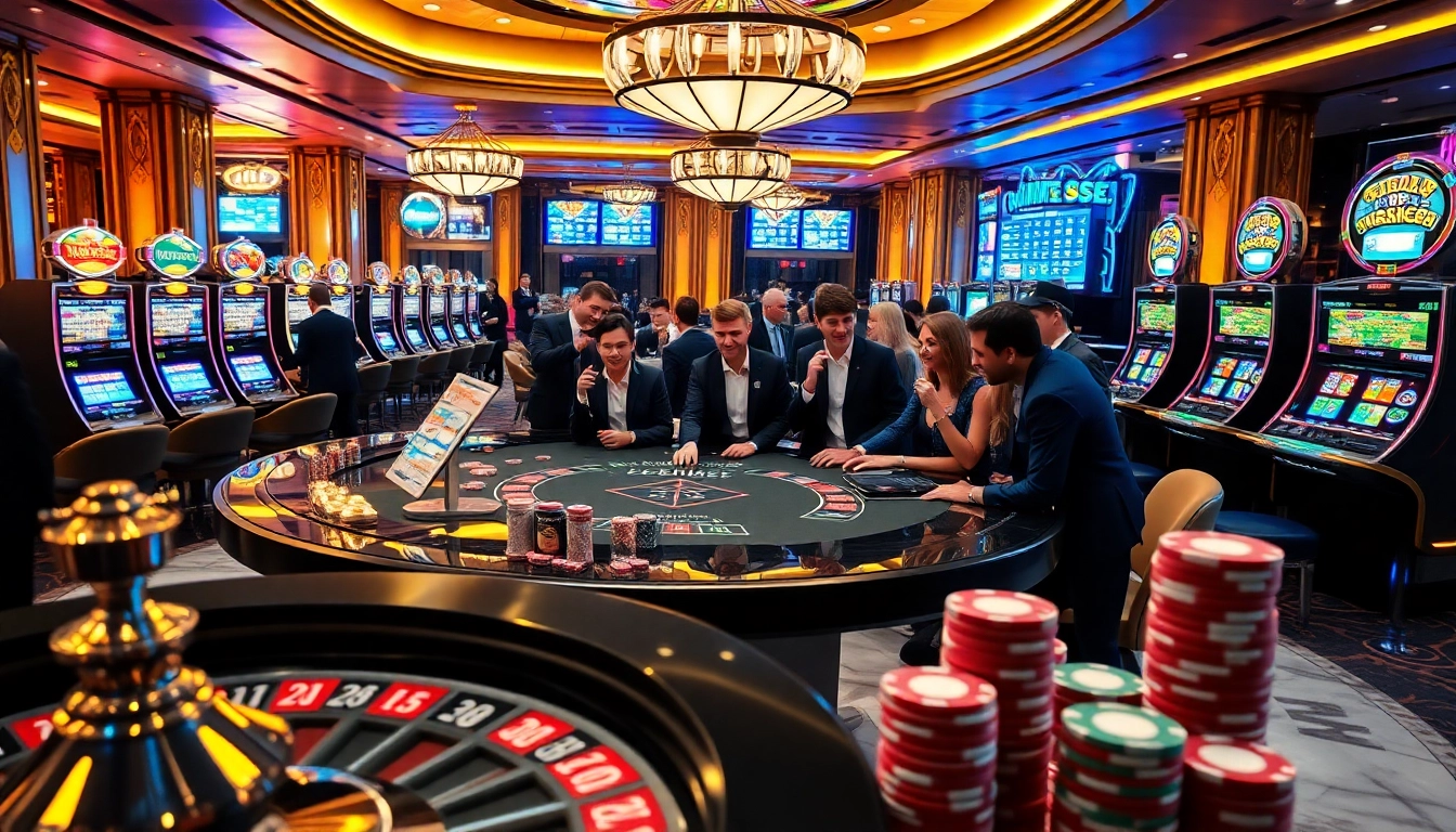 Experience the thrill of gaming at mb66 with high-stakes poker and colorful slot machines.