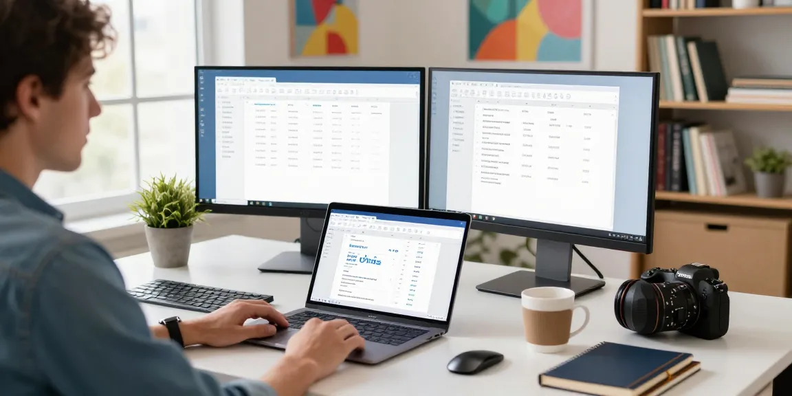 Download WPS Office on a sleek laptop located in a bright modern workspace, showcasing productivity tools and a creative atmosphere.