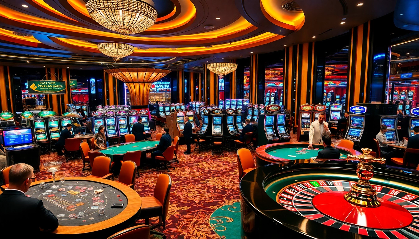 Experience the thrill of soibet ออนไลน์ with vibrant casino games and elegant settings.