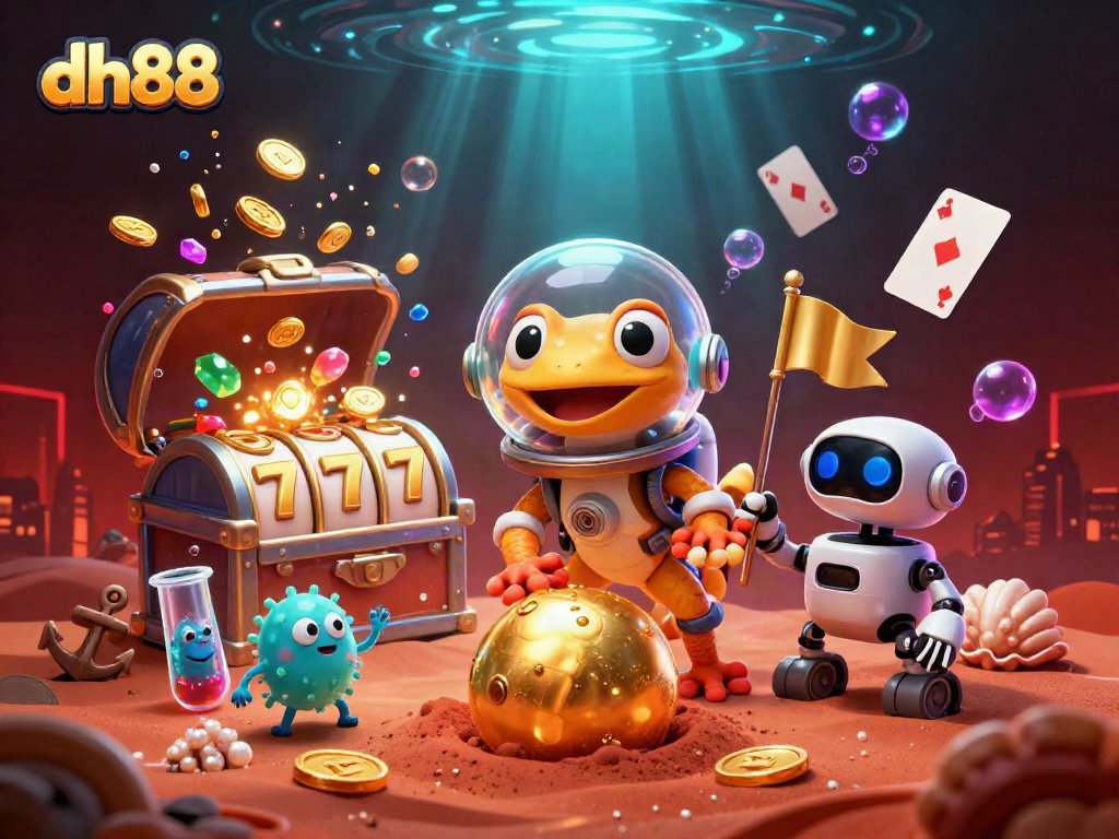 Engage in exciting gambling with dh88 at a Martian casino adventure!