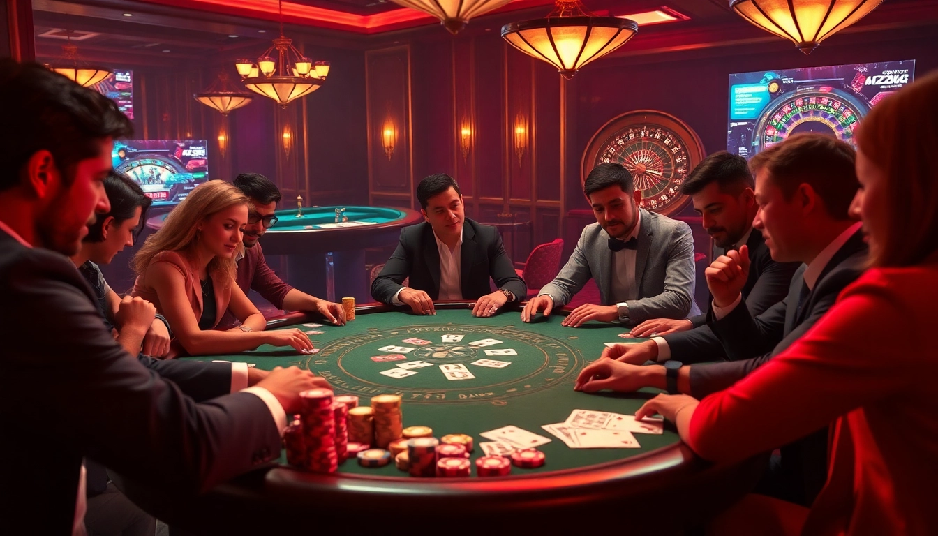 Keonhacai5 showcases a high-stakes poker game with intense players and luxurious casino elements.
