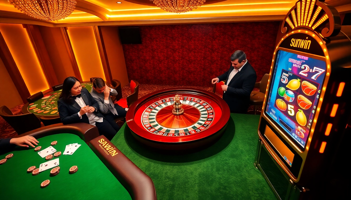 Experience the thrill of sunwin with high-stakes poker and dazzling slot machines.
