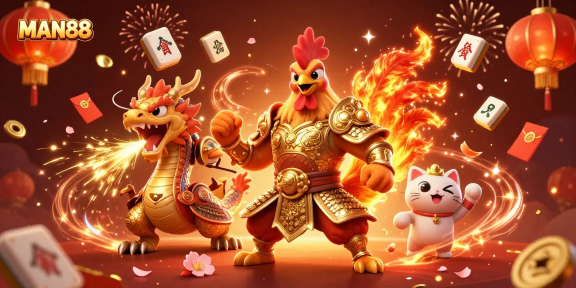 Experience the thrills of MAN88 with dynamic casino elements and vibrant visuals