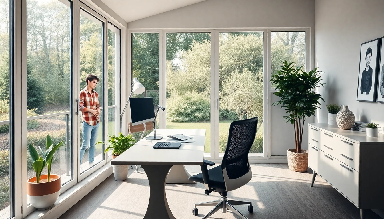 Gestalten Sie Ihren Wintergarten als Buero für produktives Arbeiten mit natürlichem Licht.