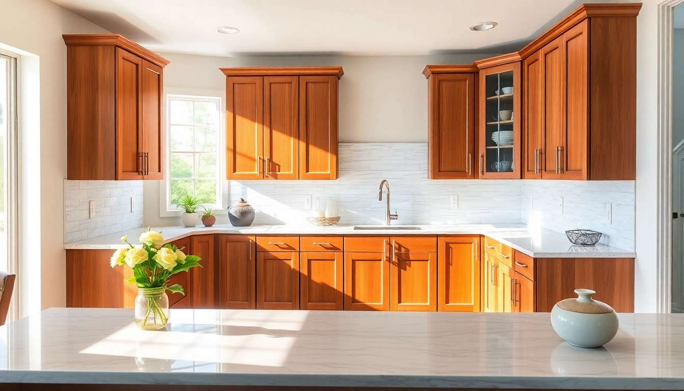Stunning cabinet refacing Clearwater FL kitchen transformation showcasing modern design.