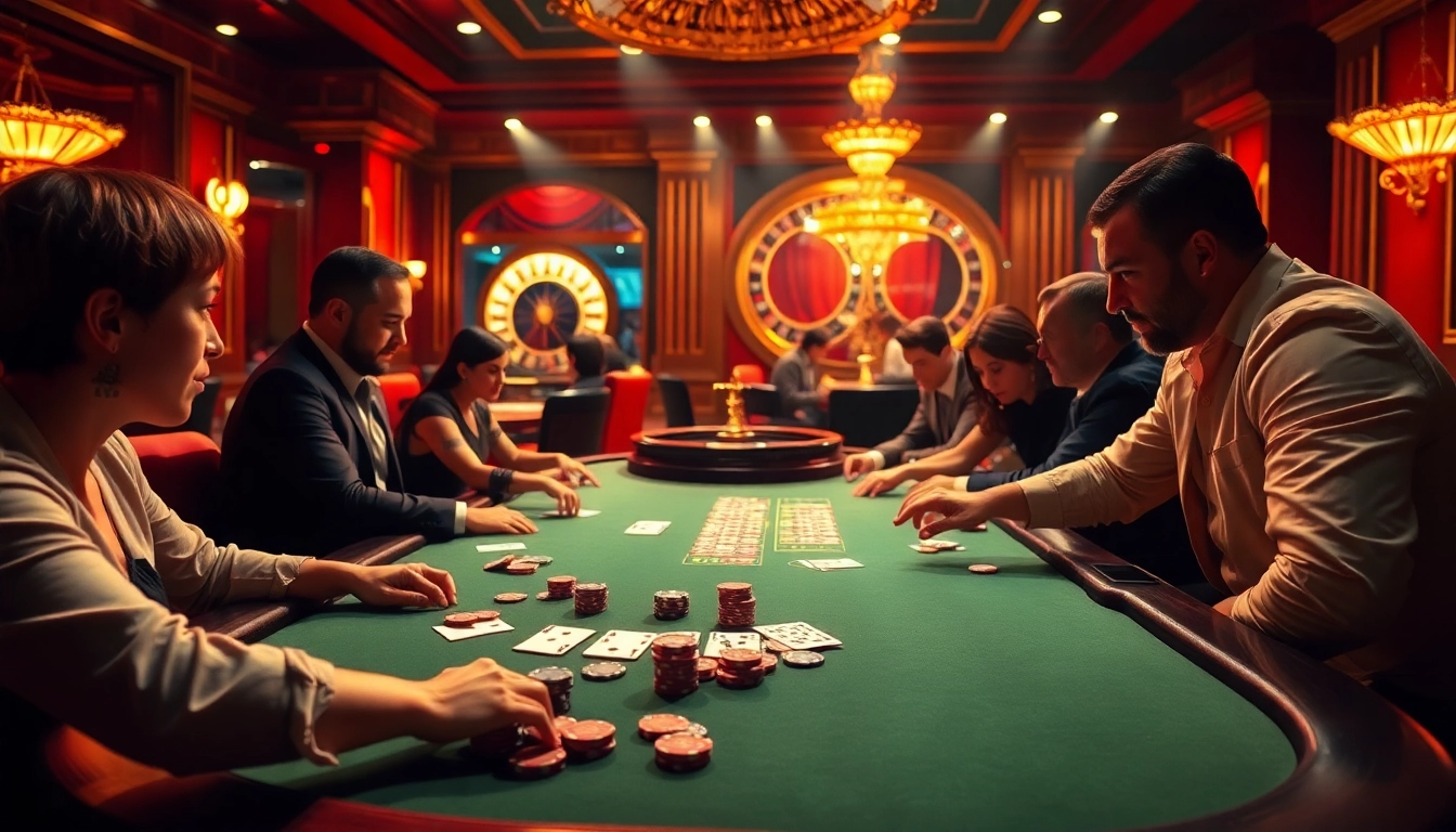 Experience high-stakes gaming action with soibet ออนไลน์ at a luxurious casino.