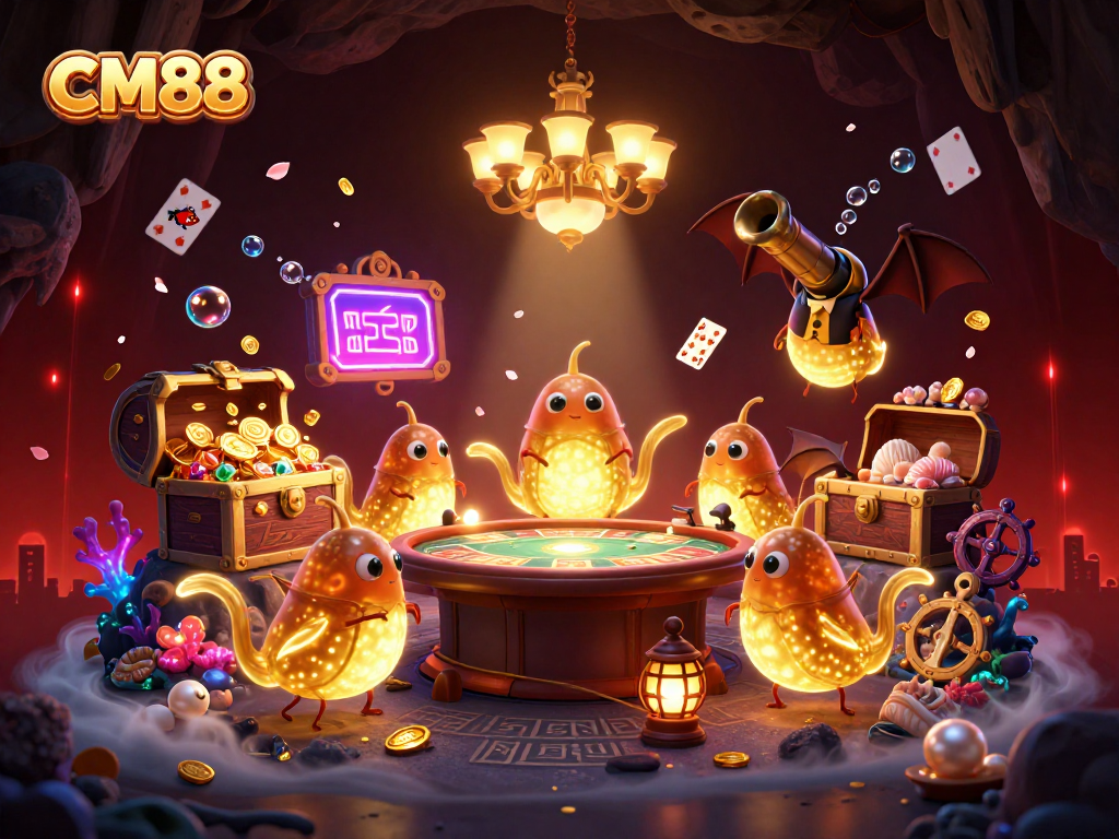 Experience the thrill of CM88's unique casino adventure with glowworms lighting up the cave!