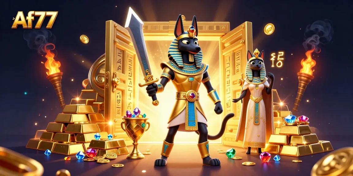 Join the excitement at Af77, where ancient Egyptian symbols meet thrilling jackpots and riches!