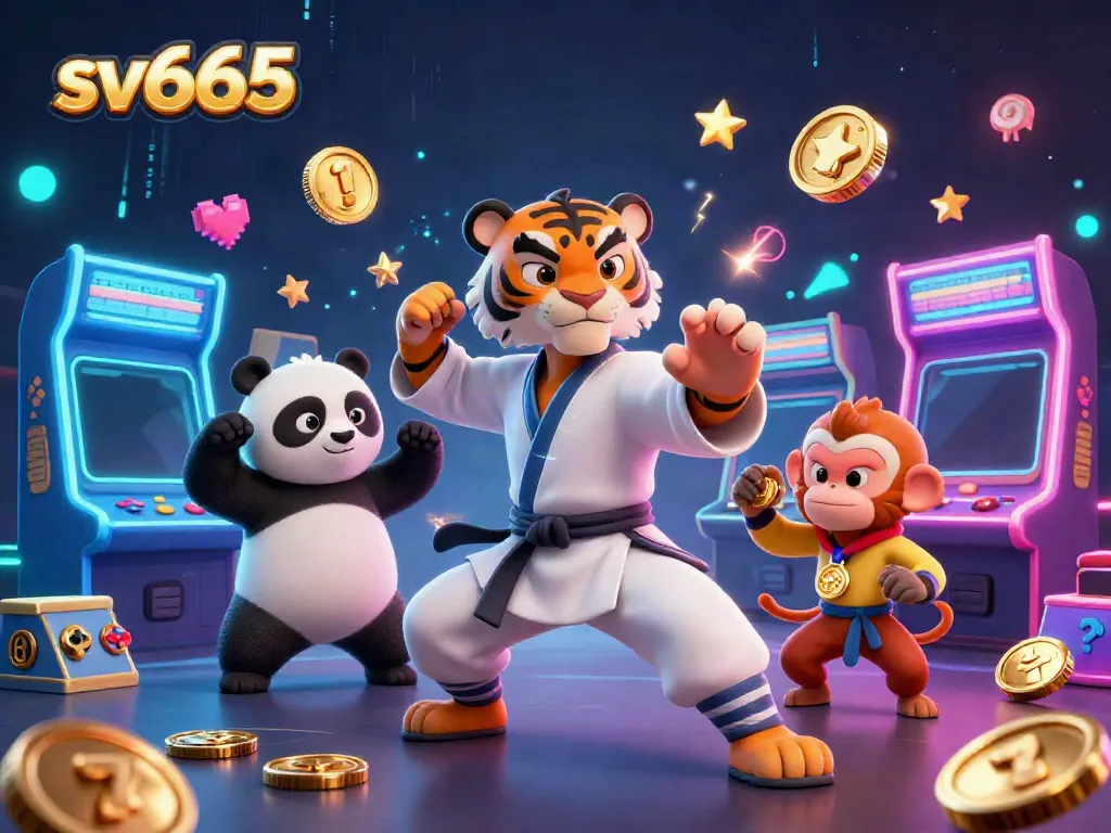 Experience thrilling slot adventures with sv666 through vibrant, dynamic 3D casino illustration