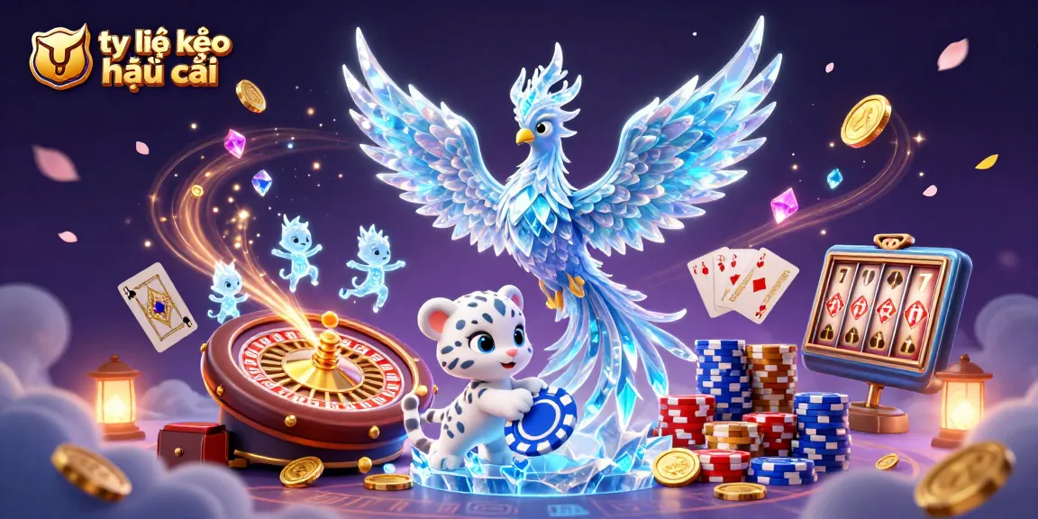 Engage with tỷ lệ kèo nhà cái through an enchanting 3D casino scene filled with animated characters and energetic elements.