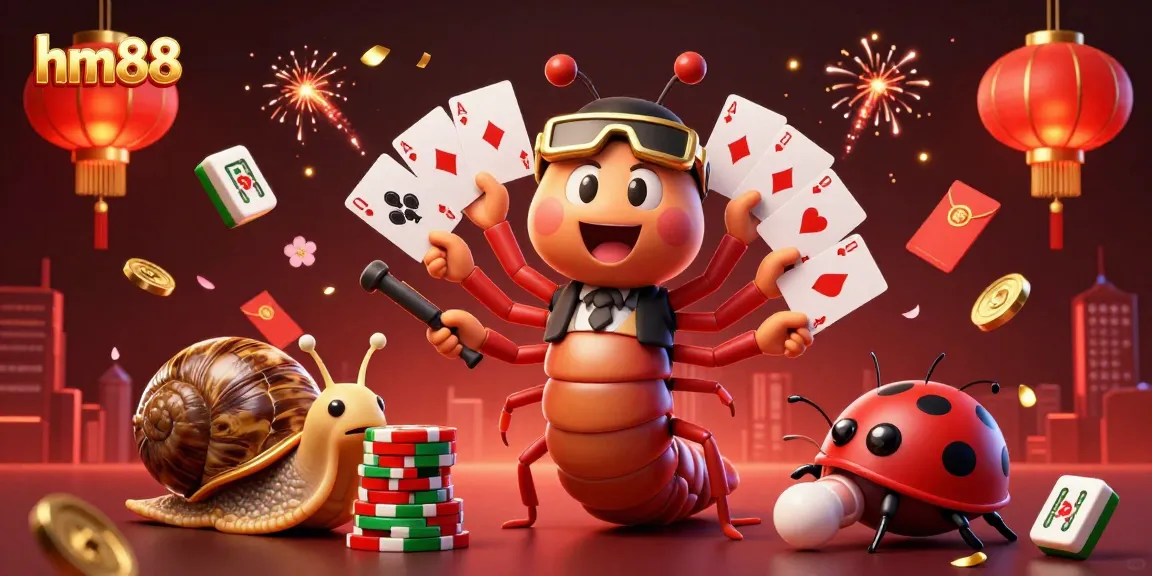 Experience dynamic gameplay at hm88 with vibrant characters and exciting casino elements.