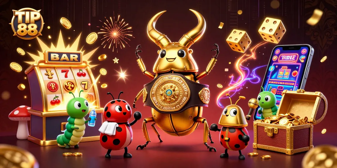Engage with TIP 88, a thrilling casino concept showcasing excitement and jackpot wins.