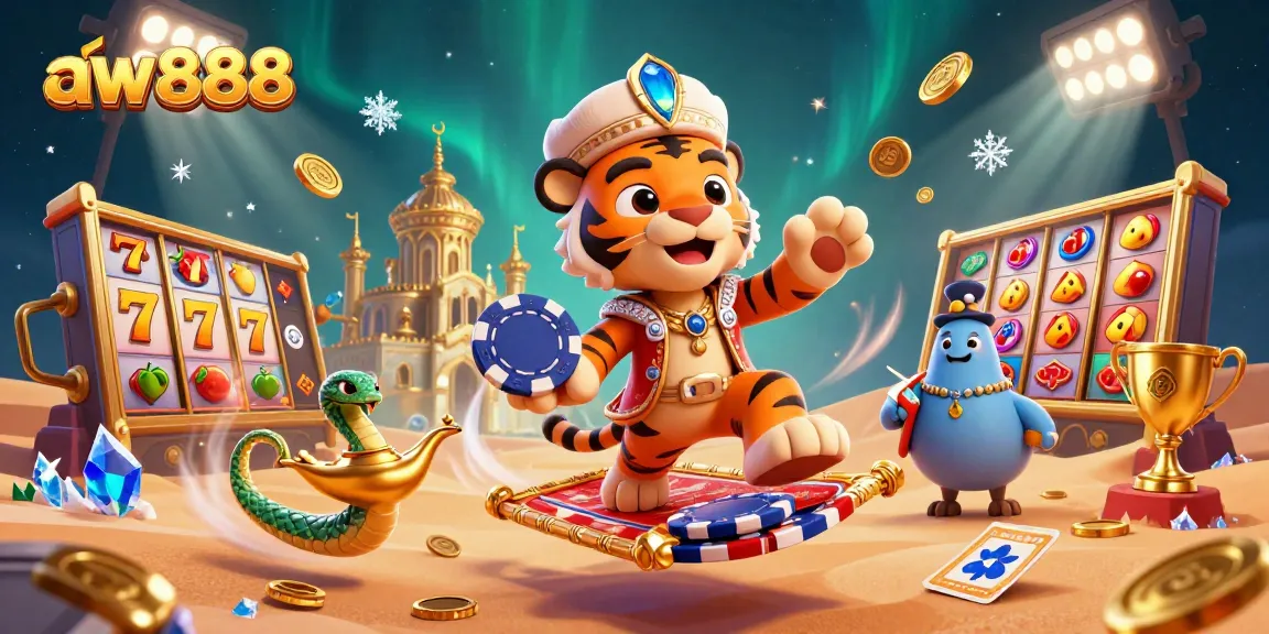 Experience the thrilling gaming adventure at aw888 with vibrant slots, lucky charms, and enchanting casino visuals.