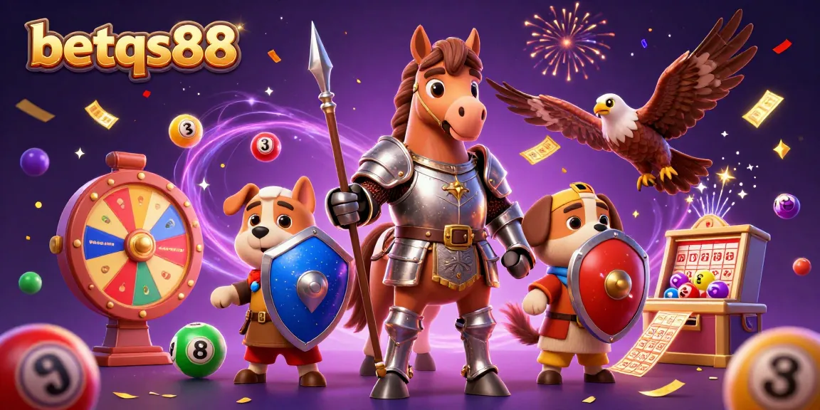 Betqs88 brings excitement with its colorful lottery game elements in an engaging online casino scene.