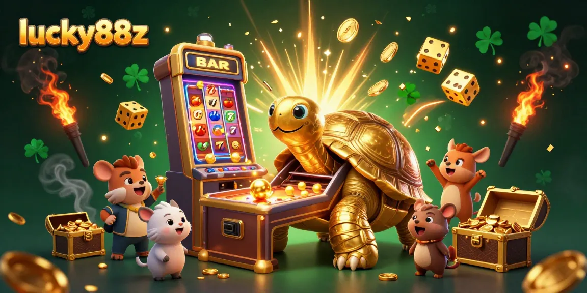 Spin the reels with lucky88z in an electrifying casino adventure filled with vibrant 3D elements.