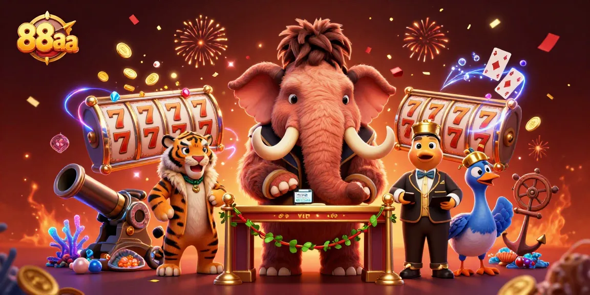 Experience the thrill of 88aa casino adventures with vibrant characters and exciting game elements.
