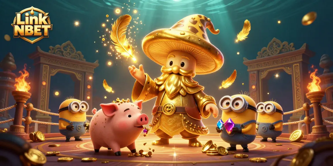 Experience winning strategies with Link NBET as a golden mushroom wizard brings the casino to life.