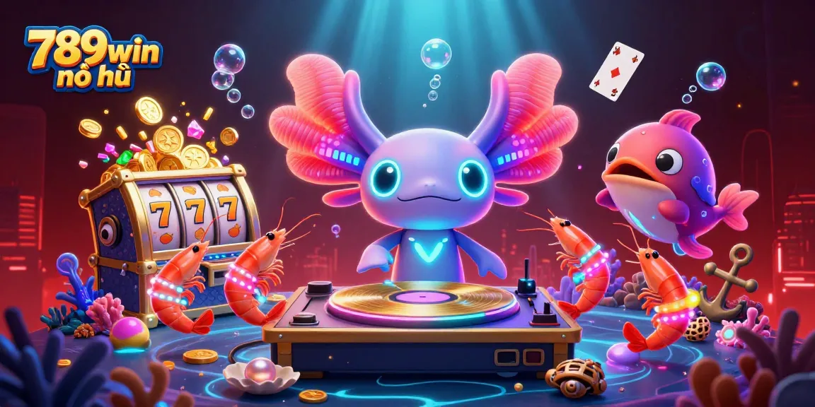 Engage in thrilling gameplay of 789win nổ hũ with vibrant underwater casino elements.