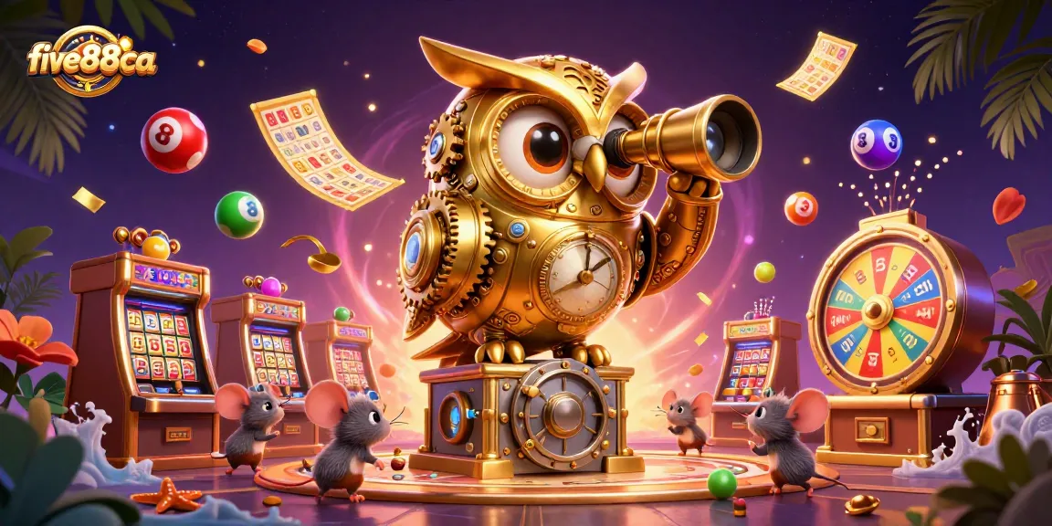 Experience thrilling gameplay at five88ca with exciting prizes in a vibrant casino scene.
